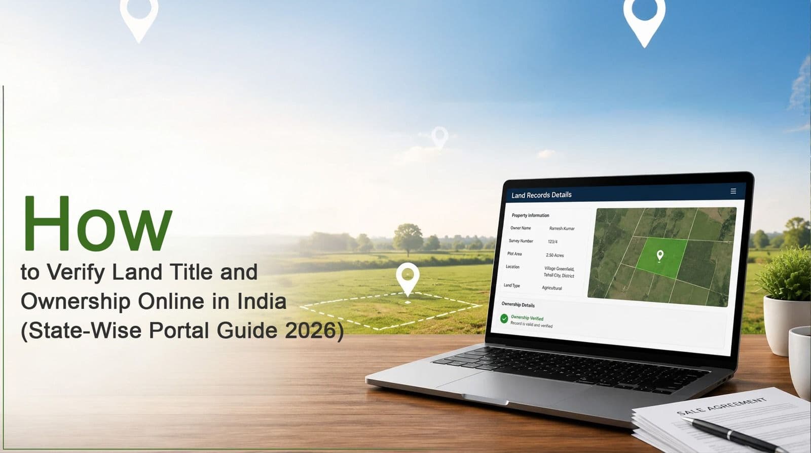 How to Verify Land Title and Ownership Online in India 